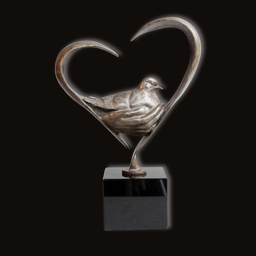 FL150 Love and Comfort Bronze $3850 at Hunter Wolff Gallery